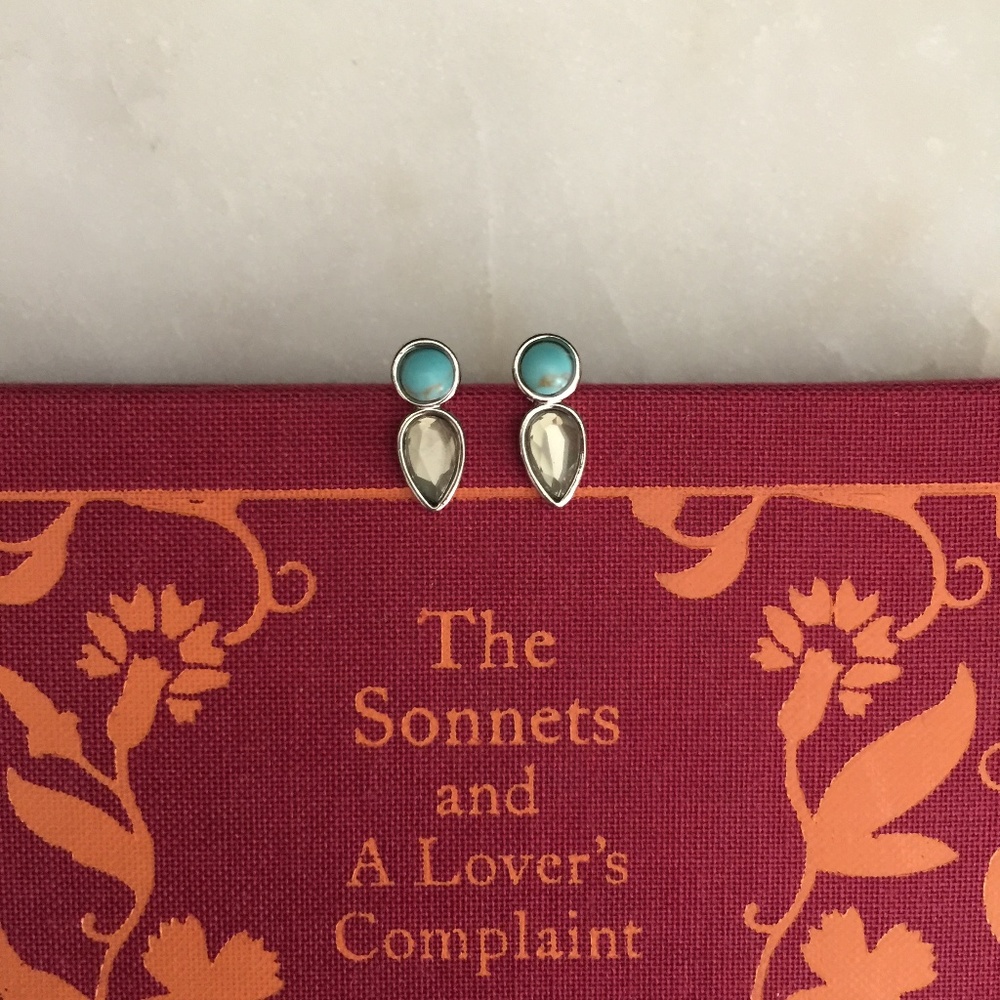 NWOT Banana Republic Turquoise Earrings